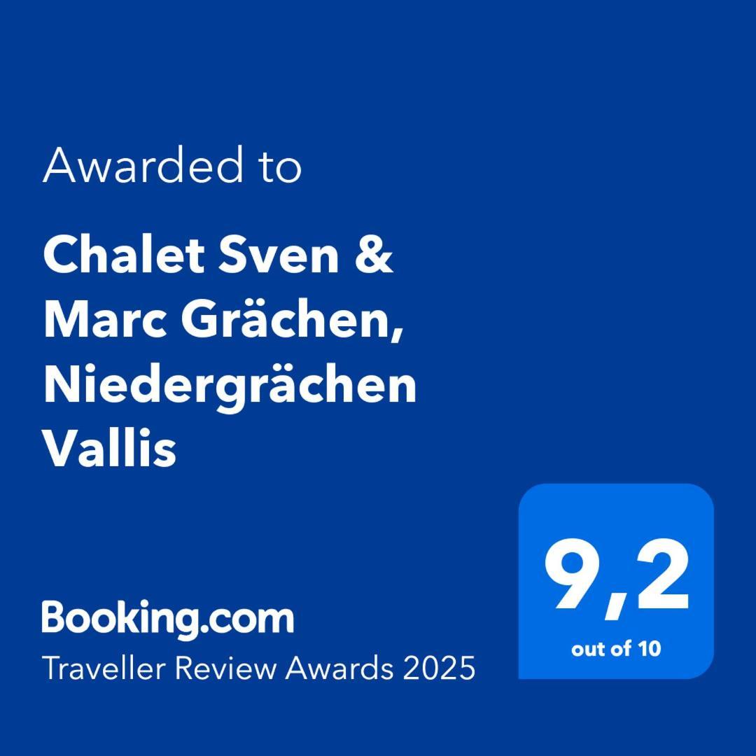 Chalet Sven & Marc Graechen, Niedergraechen Vallis Sankt Niklaus Dış mekan fotoğraf