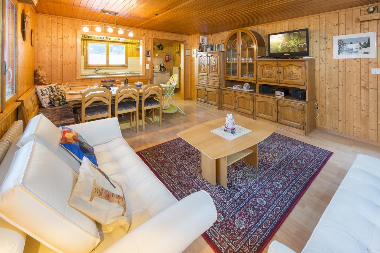 Chalet Sven & Marc Graechen, Niedergraechen Vallis Sankt Niklaus Oda fotoğraf